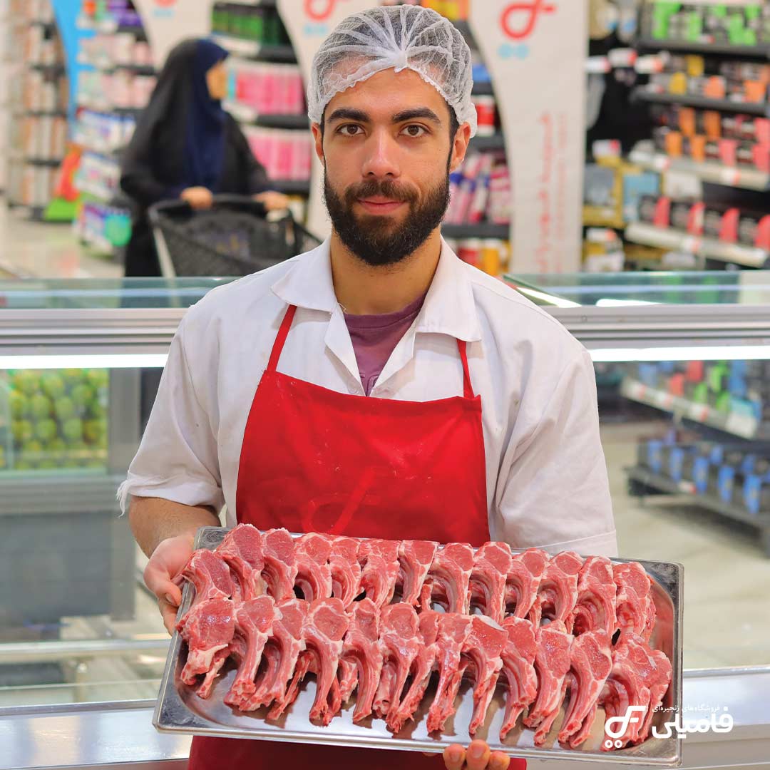 خرید انواع گوشت از فروشگاه های هایپرفامیلی